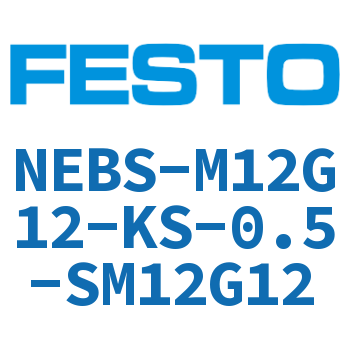 连接电缆-NEBS-M12G12-KS-0.5-SM12G12