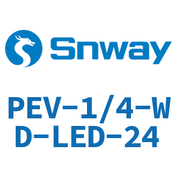 直角式插头插座-PEV-1/4-WD-LED-24