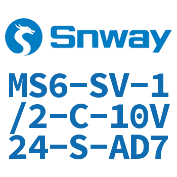 软启动/快速排气阀-MS6-SV-1/2-C-10V24-S-AD7
