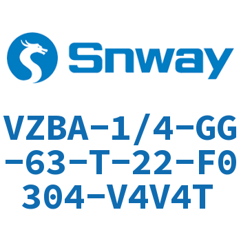 球阀驱动单元-VZBA-1/4-GG-63-T-22-F0304-V4V4T