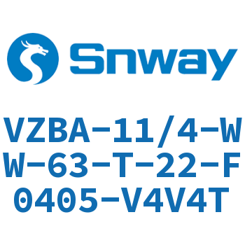 球阀驱动单元-VZBA-11/4-WW-63-T-22-F0405-V4V4T