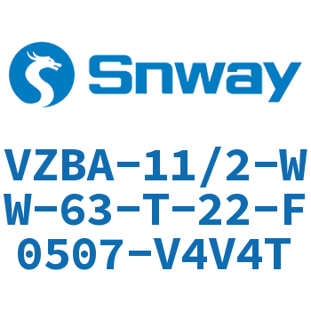 球阀驱动单元-VZBA-11/2-WW-63-T-22-F0507-V4V4T
