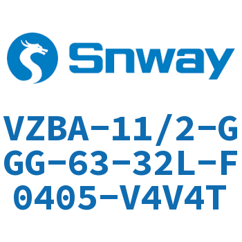 球阀驱动单元-VZBA-11/2-GGG-63-32L-F0405-V4V4T
