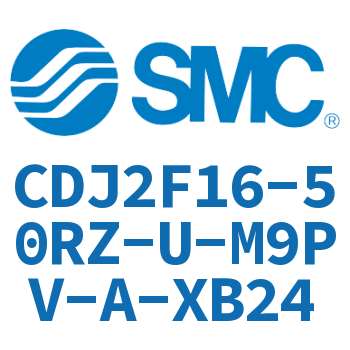 Flange type stainless steel mini cylinder-CDJ2F16-50RZ-U-M9PV-A-XB24