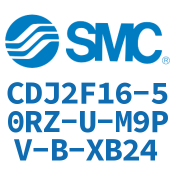 Flange type stainless steel mini cylinder-CDJ2F16-50RZ-U-M9PV-B-XB24
