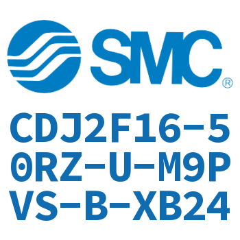 Flange type stainless steel mini cylinder-CDJ2F16-50RZ-U-M9PVS-B-XB24