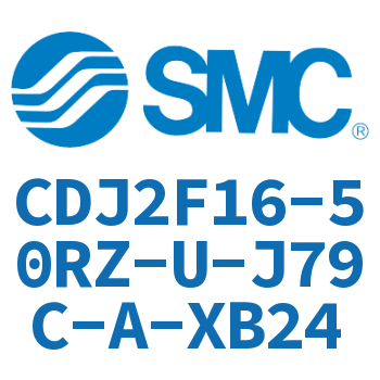 Flange type stainless steel mini cylinder-CDJ2F16-50RZ-U-J79C-A-XB24