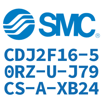 Flange type stainless steel mini cylinder-CDJ2F16-50RZ-U-J79CS-A-XB24