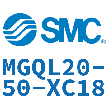 薄型带导杆气缸 MGQL20-50-XC18