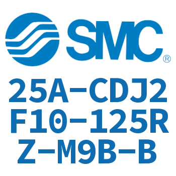 Flange type stainless steel mini cylinder-25A-CDJ2F10-125RZ-M9B-B