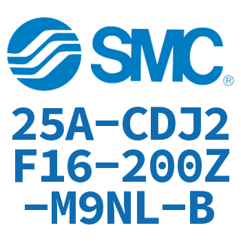 法兰型不锈钢迷你气缸 25A-CDJ2F16-200Z-M9NL-B