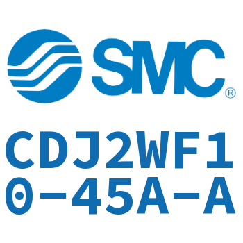 Flange type mini cylinder-CDJ2WF10-45A-A