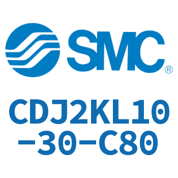 杆不回转型迷你气缸 CDJ2KL10-30-C80