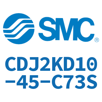 双耳环杆不回转迷你气缸 CDJ2KD10-45-C73S
