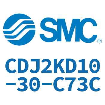 双耳环杆不回转迷你气缸 CDJ2KD10-30-C73C