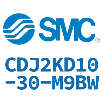 双耳环杆不回转迷你气缸 CDJ2KD10-30-M9BW