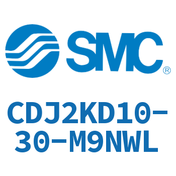 双耳环杆不回转迷你气缸 CDJ2KD10-30-M9NWL