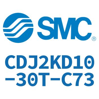 双耳环杆不回转迷你气缸 CDJ2KD10-30T-C73