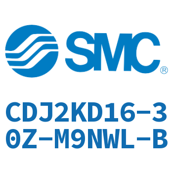 双耳环杆不回转迷你气缸 CDJ2KD16-30Z-M9NWL-B