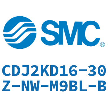 双耳环杆不回转迷你气缸 CDJ2KD16-30Z-NW-M9BL-B