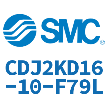 双耳环杆不回转迷你气缸 CDJ2KD16-10-F79L