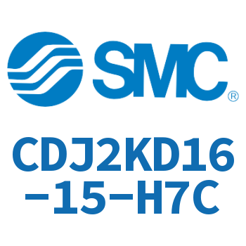 双耳环杆不回转迷你气缸 CDJ2KD16-15-H7C