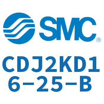 双耳环杆不回转迷你气缸 CDJ2KD16-25-B