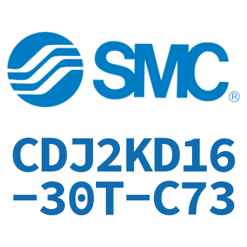 双耳环杆不回转迷你气缸 CDJ2KD16-30T-C73