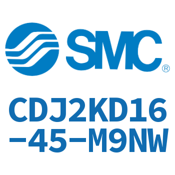 双耳环杆不回转迷你气缸 CDJ2KD16-45-M9NW