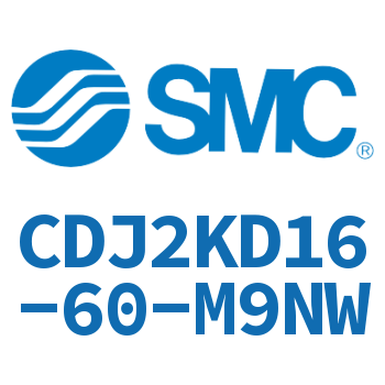 双耳环杆不回转迷你气缸 CDJ2KD16-60-M9NW