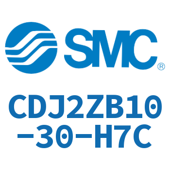 内置速度控制阀迷你气缸 CDJ2ZB10-30-H7C