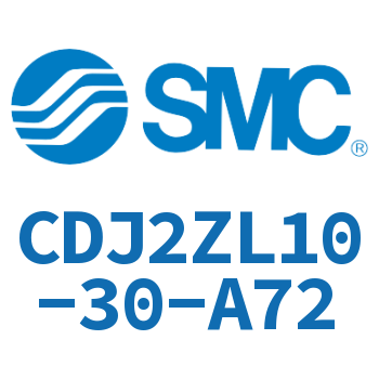 内置速度控制阀迷你气缸 CDJ2ZL10-30-A72