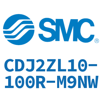内置速度控制阀迷你气缸 CDJ2ZL10-100R-M9NW