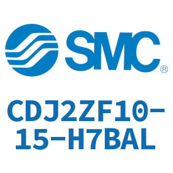 内置速度控制阀迷你气缸 CDJ2ZF10-15-H7BAL