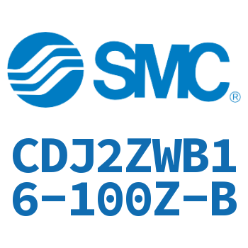 内置速度控制阀迷你气缸 CDJ2ZWB16-100Z-B
