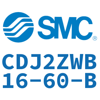 内置速度控制阀迷你气缸 CDJ2ZWB16-60-B