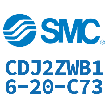 内置速度控制阀迷你气缸 CDJ2ZWB16-20-C73