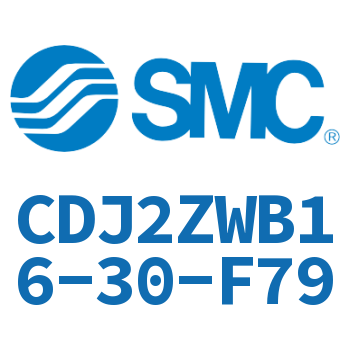 内置速度控制阀迷你气缸 CDJ2ZWB16-30-F79