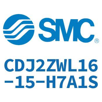 内置速度控制阀迷你气缸 CDJ2ZWL16-15-H7A1S
