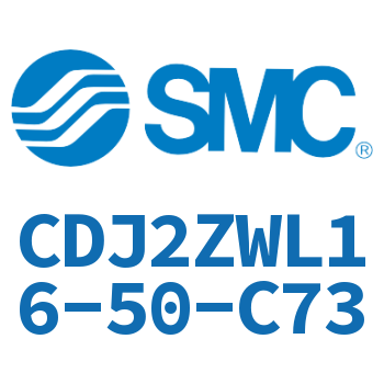 内置速度控制阀迷你气缸 CDJ2ZWL16-50-C73