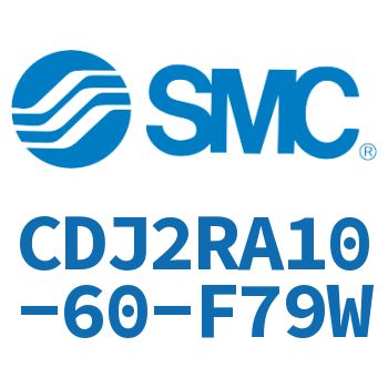直接安装型不锈钢迷你气缸 CDJ2RA10-60-F79W