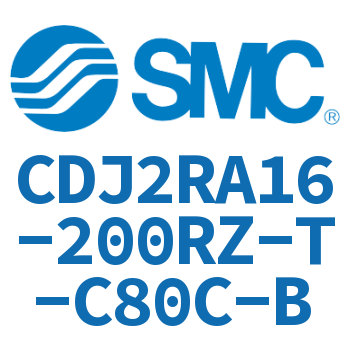 直接安装型不锈钢迷你气缸 CDJ2RA16-200RZ-T-C80C-B