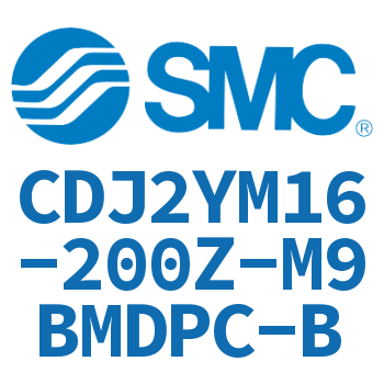 平稳运动迷你气缸 CDJ2YM16-200Z-M9BMDPC-B