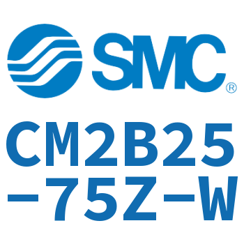 Standard cylinder with bosses on both sides-CM2B25-75Z-W