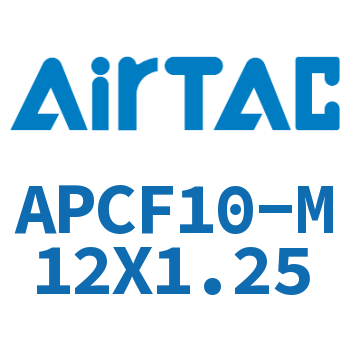 Internal thread straight connector-APCF10-M12X1.25