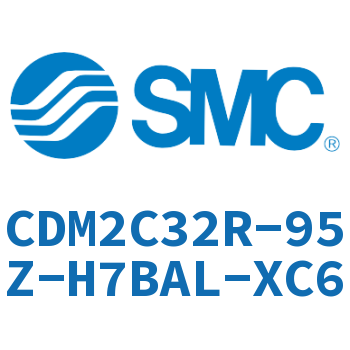 Single earring type mini cylinder-CDM2C32R-95Z-H7BAL-XC6
