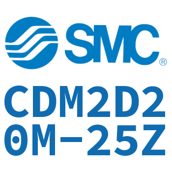 Double earring type mini cylinder-CDM2D20M-25Z