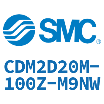 Double earring type mini cylinder-CDM2D20M-100Z-M9NW