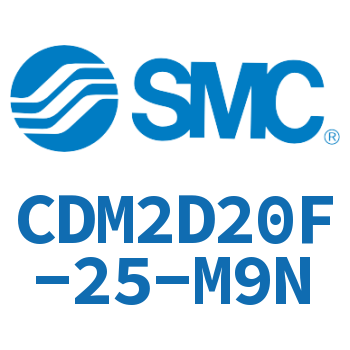 Double earring type mini cylinder-CDM2D20F-25-M9N