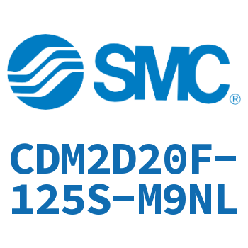 Double earring type mini cylinder-CDM2D20F-125S-M9NL